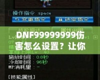DNF99999999傷害怎么設置？讓你輕松掌握高爆發技巧！