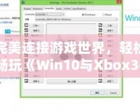 完美連接游戲世界，輕松暢玩《Win10與Xbox360手柄驅動安裝全攻略》