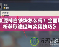 《原神白鐵塊怎么得？全面解析獲取途徑與實(shí)用技巧》