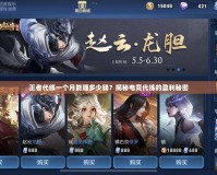 王者代練一個(gè)月能賺多少錢(qián)？揭秘電競(jìng)代練的盈利秘密