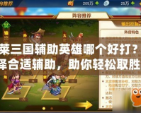 胡萊三國輔助英雄哪個好打？選擇合適輔助，助你輕松取勝！