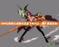 DNF幻想騎士戰靴與流星飛電對比：哪個更適合你？
