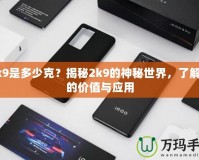 2k9是多少克？揭秘2k9的神秘世界，了解它的價值與應用