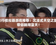 飛行模擬器游戲推薦：沉浸式天空之旅，帶你翱翔藍天！