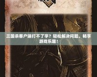 三國殺客戶端打不了字？輕松解決問題，暢享游戲樂趣！