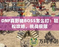DNF真野豬BOSS怎么打：輕松攻略，挑戰極限
