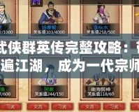 《武俠群英傳完整攻略：帶你走遍江湖，成為一代宗師》