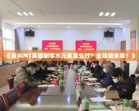 《我叫MT英雄副本水元素怎么過？全攻略來襲！》