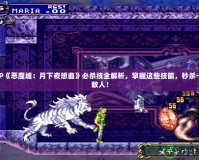 PSP《惡魔城：月下夜想曲》必殺技全解析，掌握這些技能，秒殺一切敵人！