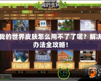 我的世界皮膚怎么用不了了呢？解決辦法全攻略！