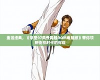 重溫經典，《拳皇97風云再起ROM電腦版》帶你領略街機時代的輝煌