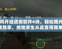吃雞開掛透視軟件6塊，輕松提升游戲勝率，絕地求生從此變得簡單！