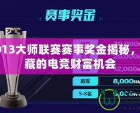 實況2013大師聯賽賽事獎金揭秘，背后潛藏的電競財富機會