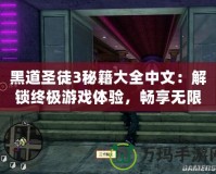 黑道圣徒3秘籍大全中文：解鎖終極游戲體驗(yàn)，暢享無(wú)限樂(lè)趣