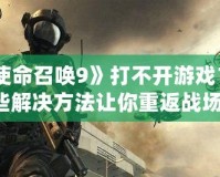 《使命召喚9》打不開游戲？這些解決方法讓你重返戰(zhàn)場(chǎng)！