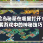 冒險島秘籍在哪里打開？探索游戲中的神秘技巧！