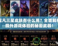 起凡三星皮膚有什么用？全面解析提升游戲體驗的秘密武器！