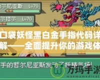 口袋妖怪黑白金手指代碼詳解——全面提升你的游戲體驗