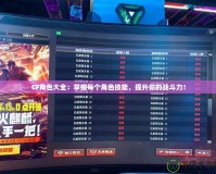 CF角色大全：掌握每個(gè)角色技能，提升你的戰(zhàn)斗力！