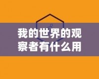 我的世界的觀察者有什么用？深度解析與實戰應用