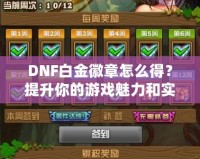 DNF白金徽章怎么得？提升你的游戲魅力和實力！
