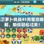 保衛(wèi)蘿卜挑戰(zhàn)45完整攻略圖解，助你輕松過(guò)關(guān)！