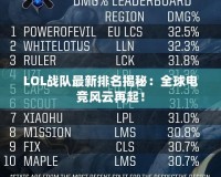 LOL戰隊最新排名揭秘：全球電競風云再起！