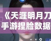 《天涯明月刀手游捏臉數據二維碼分享：打造專屬個性角色，超高顏值任你定制！》