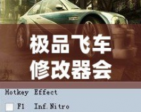 極品飛車修改器會不會封號？玩家必看揭秘！