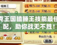 洛克王國瞌睡王技能最佳搭配，助你戰無不勝！