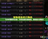 《DNF寵物可交易：開啟全新交易體驗，助你戰斗更強》