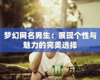 夢幻網名男生：展現個性與魅力的完美選擇