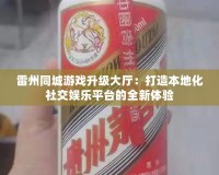 雷州同城游戲升級(jí)大廳：打造本地化社交娛樂(lè)平臺(tái)的全新體驗(yàn)