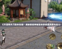《天涯明月刀副本在哪？揭秘那些神秘副本的絕美風景與戰斗！