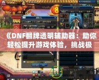 《DNF翻牌透明輔助器：助你輕松提升游戲體驗(yàn)，挑戰(zhàn)極限！》