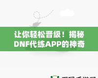 讓你輕松晉級！揭秘DNF代練APP的神奇魅力