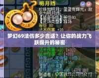 夢幻69法傷多少合適？讓你的戰力飛躍提升的秘密