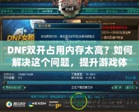 DNF雙開占用內存太高？如何解決這個問題，提升游戲體驗！
