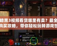 暗黑3視頻看貨哪里有賣？最全購(gòu)買攻略，帶你輕松玩轉(zhuǎn)游戲世界！
