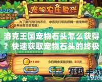 洛克王國寵物石頭怎么獲得？快速獲取寵物石頭的終極攻略！