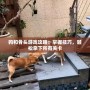 狗和骨頭游戲攻略：掌握技巧，輕松拿下所有關卡