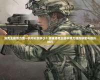 洛克王國努力值一共可以加多少？揭秘洛克王國中努力值的秘密與提升技巧