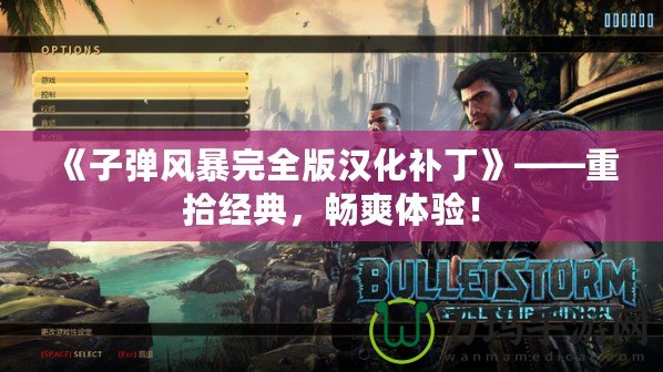 《子彈風暴完全版漢化補丁》——重拾經(jīng)典，暢爽體驗！