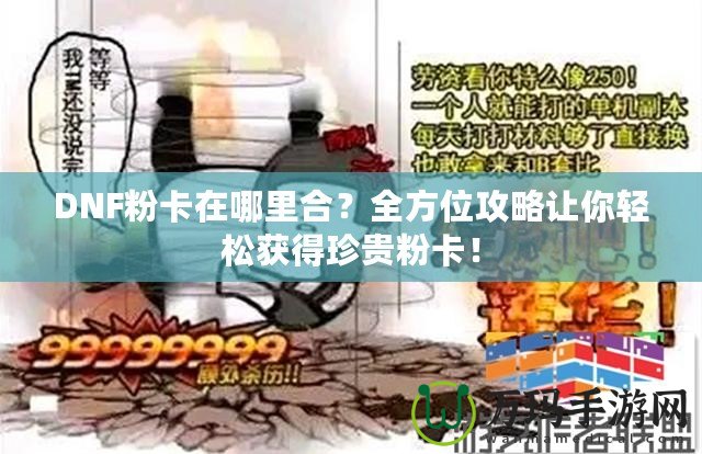 DNF粉卡在哪里合？全方位攻略讓你輕松獲得珍貴粉卡！