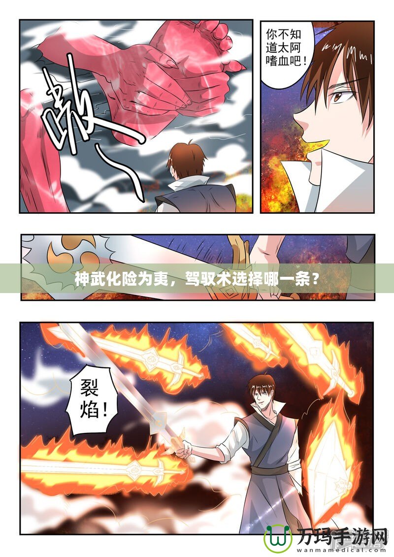 神武化險為夷，駕馭術選擇哪一條？