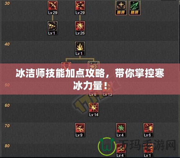 冰潔師技能加點攻略，帶你掌控寒冰力量！