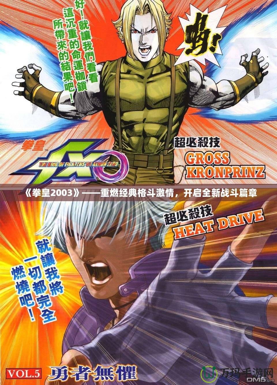 《拳皇2003》——重燃經典格斗激情，開啟全新戰斗篇章