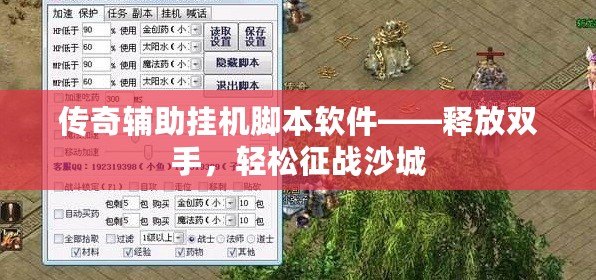 傳奇輔助掛機腳本軟件——釋放雙手，輕松征戰沙城