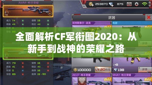 全面解析CF軍銜圖2020：從新手到戰神的榮耀之路