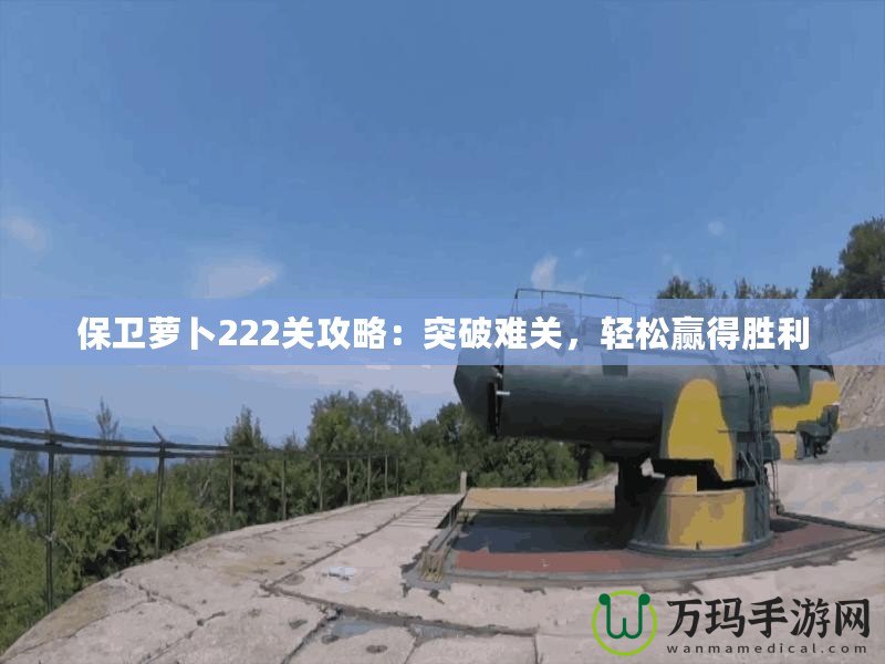 保衛蘿卜222關攻略：突破難關，輕松贏得勝利